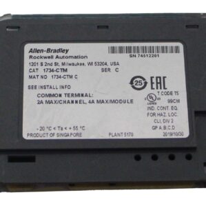 1734-CTM | Allen Bradley | PLC| Comman Terminal Module