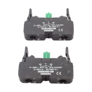 Siemens 3SB5400-0B Contact Block – 1 NO, 10A, 690V, Rear Connection