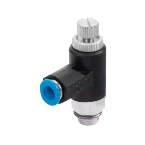 Festo Valves GRLA-1/4-QS-6-RS-D | 0.95 to 10 bar | -10C to +60C | Screw adjustment |