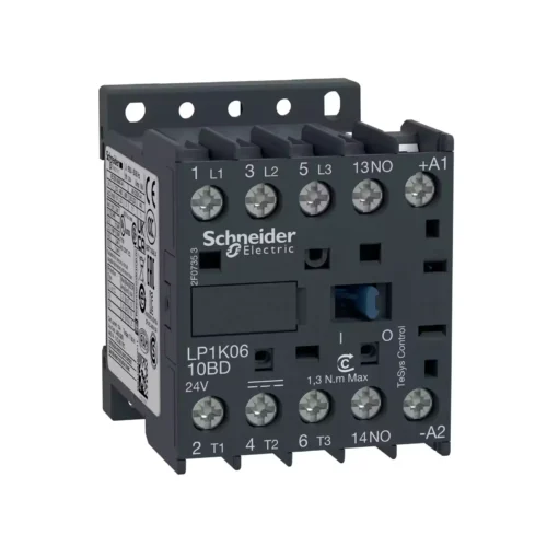 LP1K0610BD – TeSys K contactor| Schneider | 24 VDC | 6 A | 1.5 kW