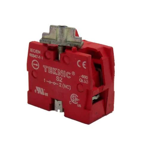 1EC 60947-5-1 | TEKNIC | Auxiliary Block (Red)