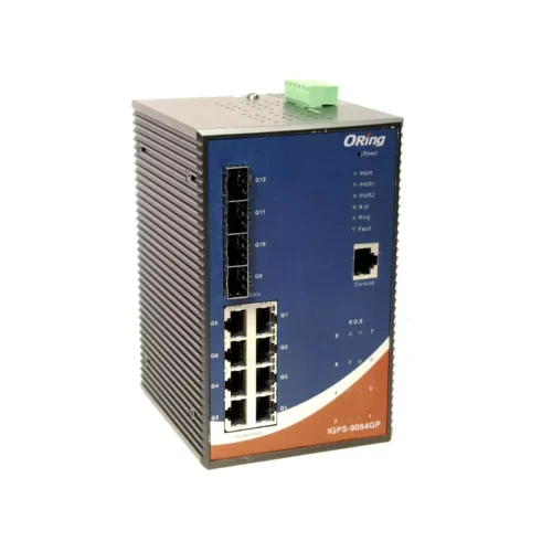 Oring Ethernet Switch IES 108-2S | 2.6 Gbps | 12-48 VDC