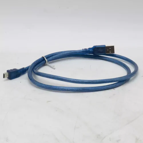 Blue USB 2.0 A-B Male Printer Cable 0.3m