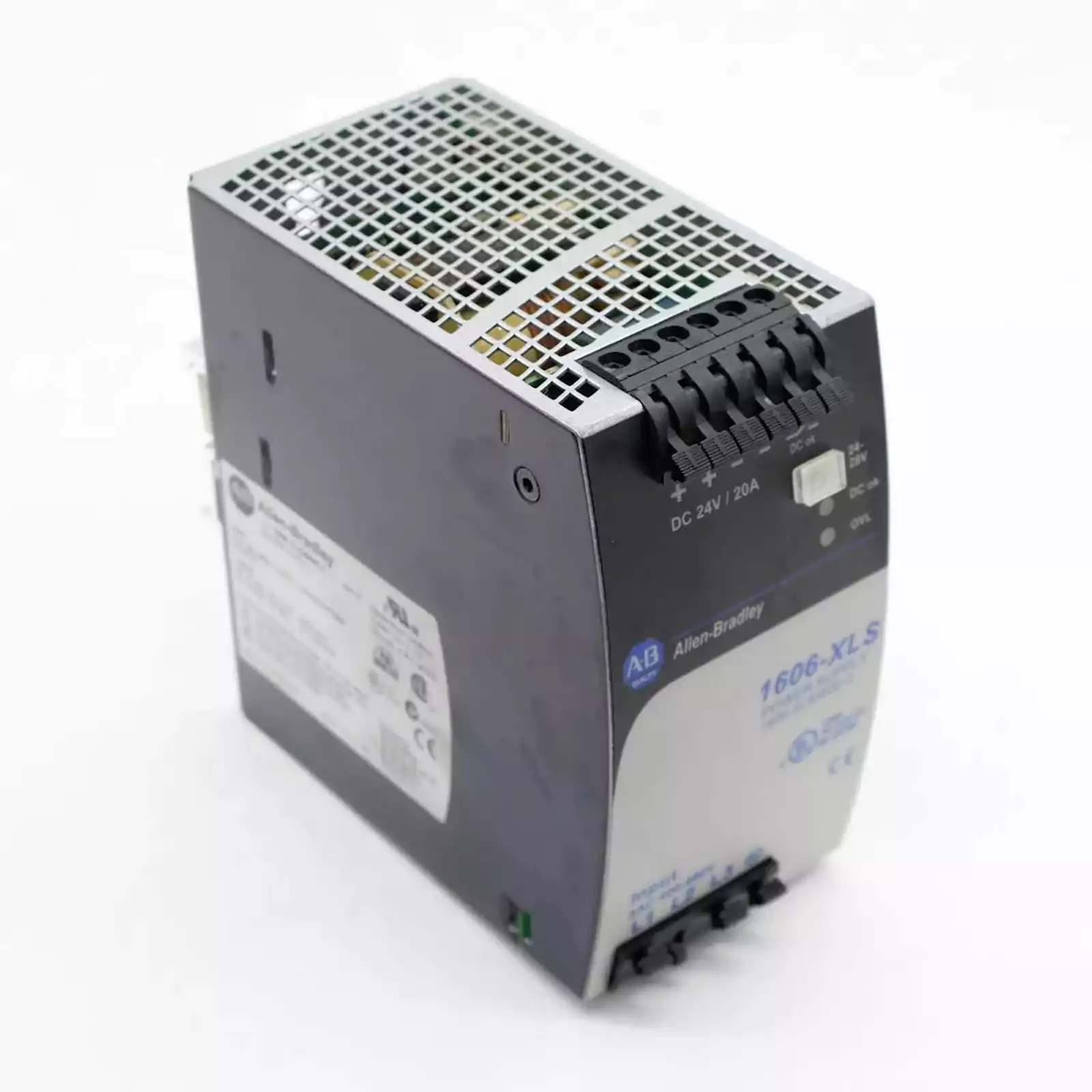 Allen Bradley 1606-XLS480E-3 Power Supply DIN Rail – 480W, 3-Phase, 24-28V DC