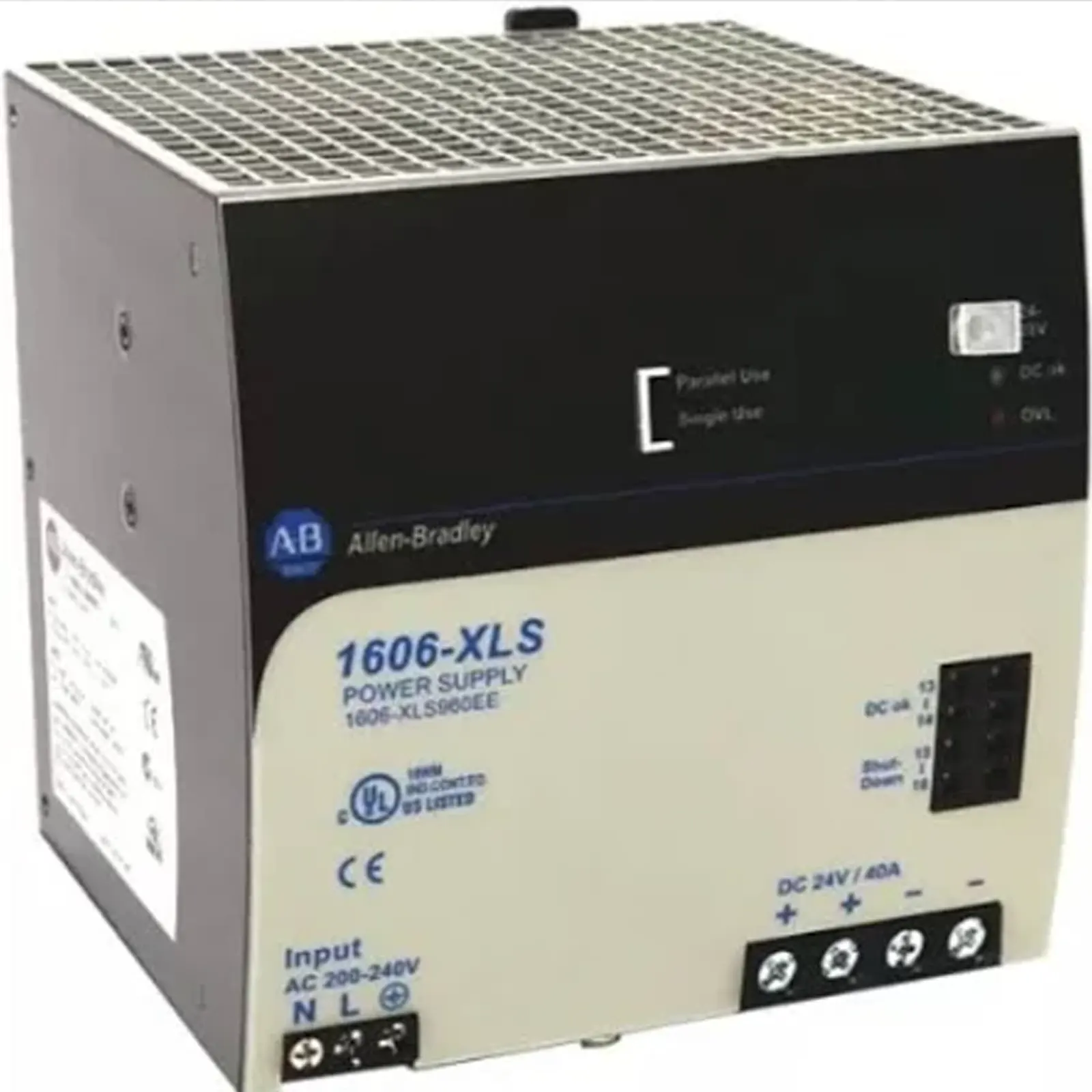 Allen-Bradley 1606-XLS960EE DeviceNet Power Supply | 24VDC 8A DIN Rail Mount
